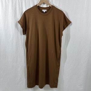 Frank & Oak Brown Midi Dress
